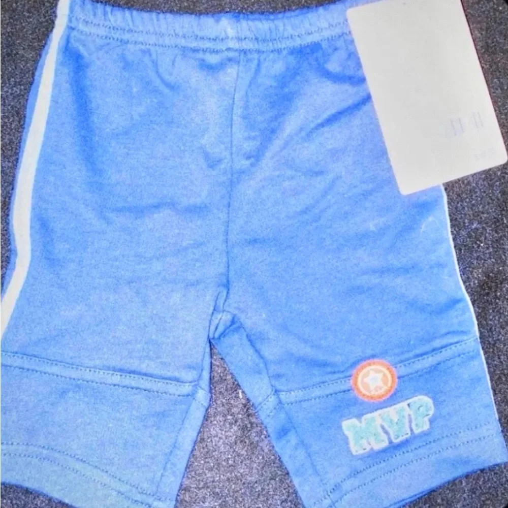 💞 New Baby & Toddler Boys Size 3 Months Carter’s Blue “MVP” Pants